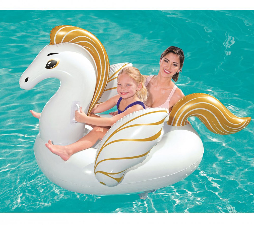 Koník Bestway® 41121, Pegasus, dětský MAXI, nafukovací, 160 x 109 cm Akce pouze do vyprodání zásob!