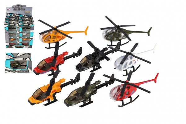 Kovový záchranářský vrtulník 10 cm  s plastovými částmi pro všechny malé záchranáře
