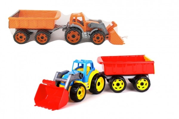 Traktor s  nakladačem  a valníkem 64 cm 