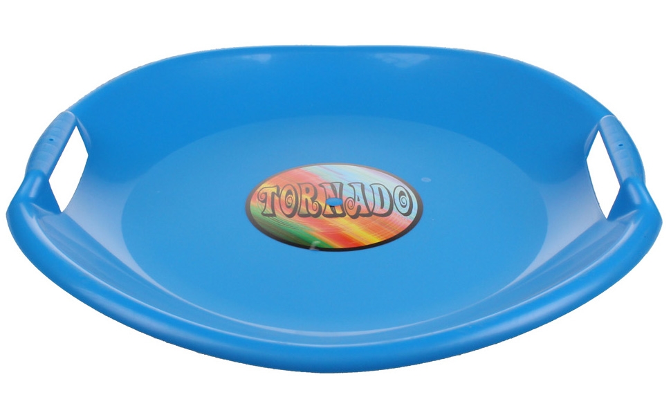 sáňkovací talíř Tornado plastový 54 cm barva černá, modrá,nebo žlutá 