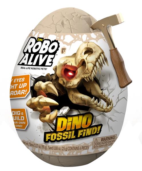 Zuru Wild Bots Zkamenělé vejce Dinosaurus  25 cm Akce pouze do vyprodání zásob!