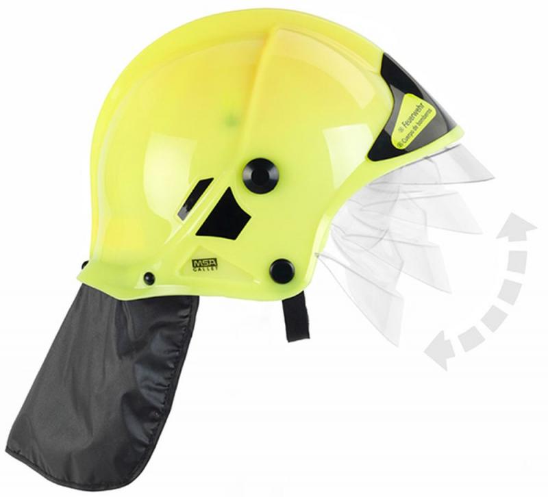 helma hasičská výrobce KLEIN-svítí ve tmě 