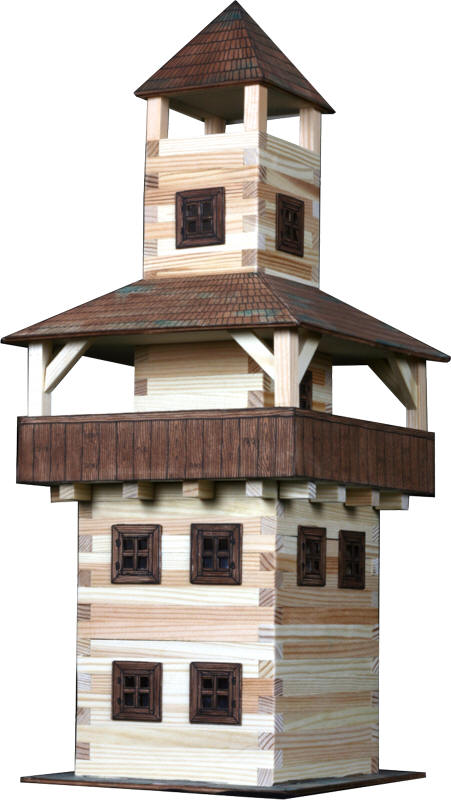 Dřevěná stavebnice 28. věž