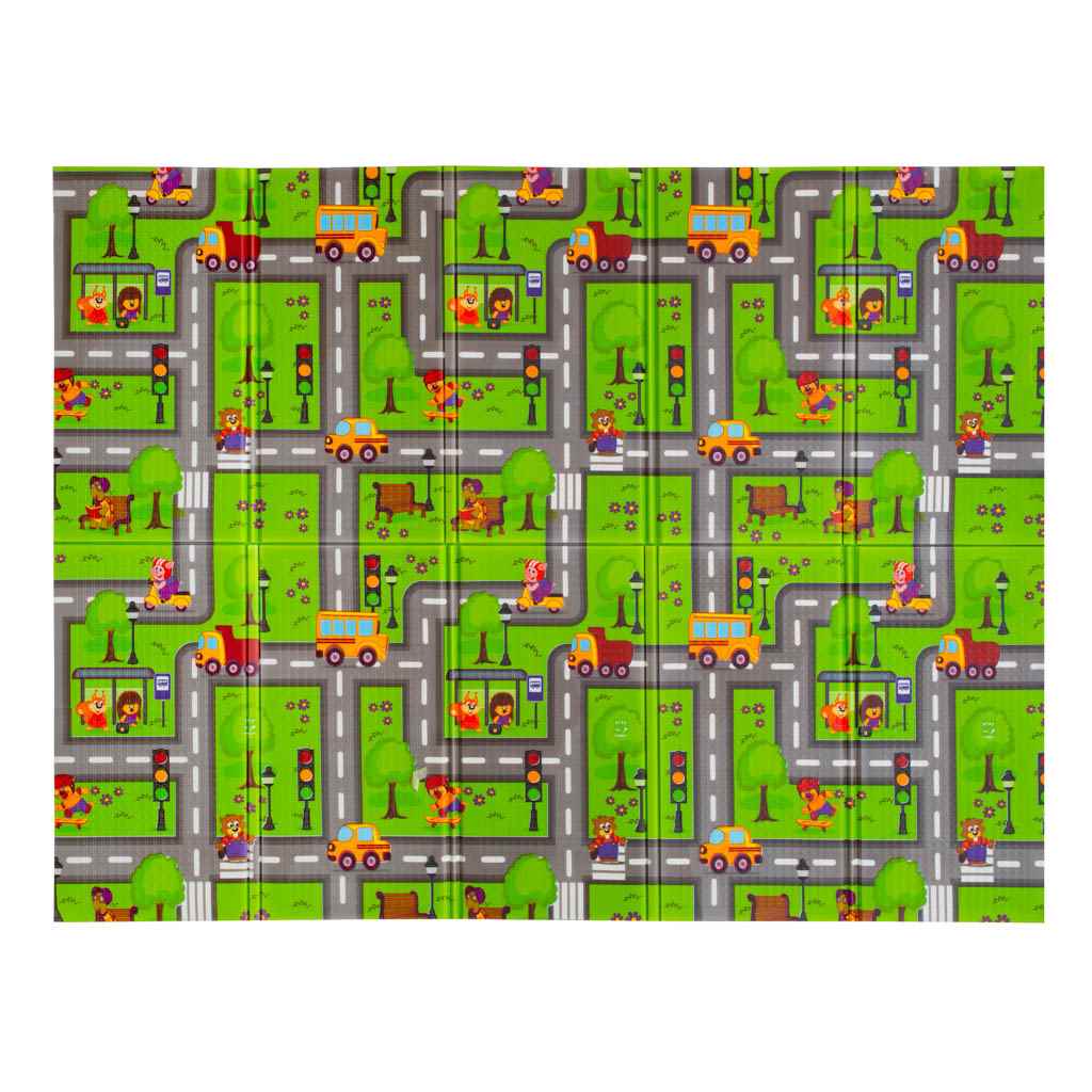 Multifunkční skládací hrací podložka pěnový koberec 200 x 150 cm 