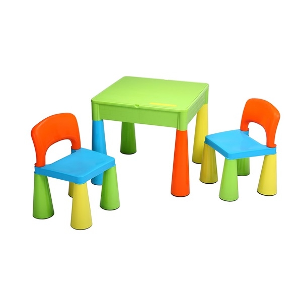 Dětský stůl se židlemi barva multi color víceúčelový LEGO stoleček 