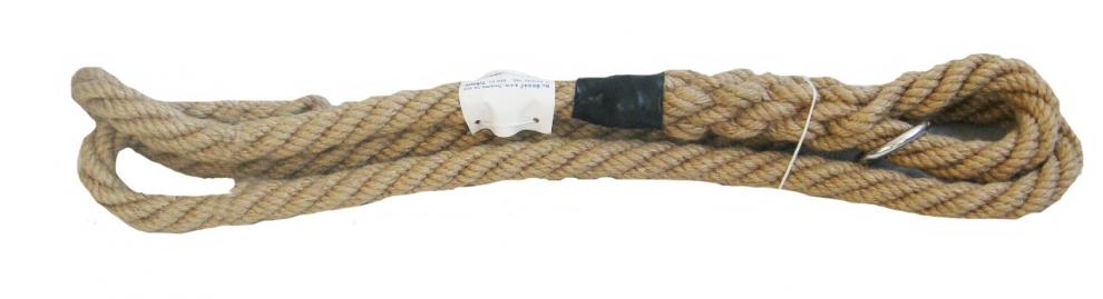 Šplhací lano závěsné juta 4 metry 35mm