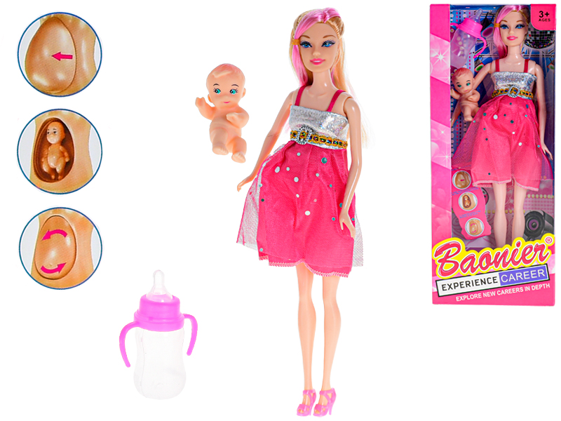 Panenka Barbie Lucy těhotná 