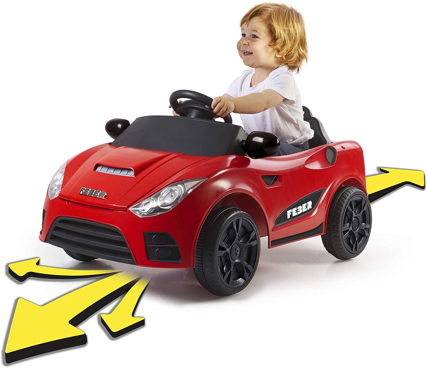 FEBER - My Real Car, interaktivní bateriové elektrické autíčko pro děti od 18 měsíců do 4 let