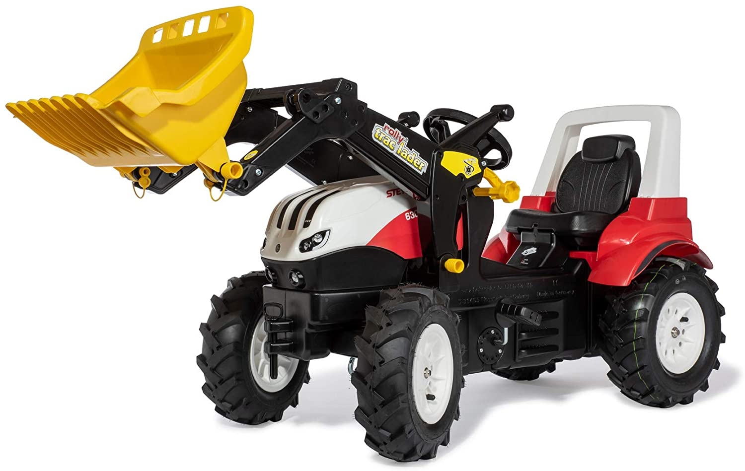 Rolly Toys šlapací traktor Steyr s předním nakladačem  a nafukovacími koly 710065