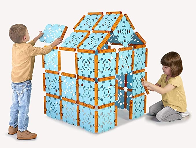 Feber build-on - stavební hra s propojitelnými panely pro rozvoj dětské kreativity