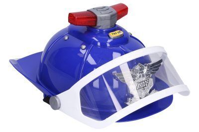 Policejní přilba helma s efekty 30 cm