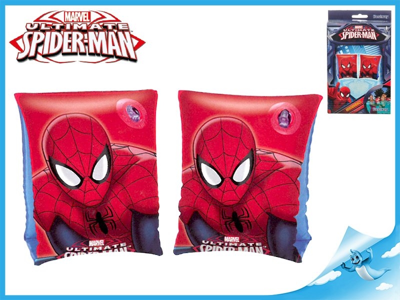 Rukávky Spiderman nafukovací 23x15cm 3-6let v krabičce