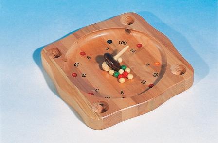 dřevěná hra ruleta skladem 