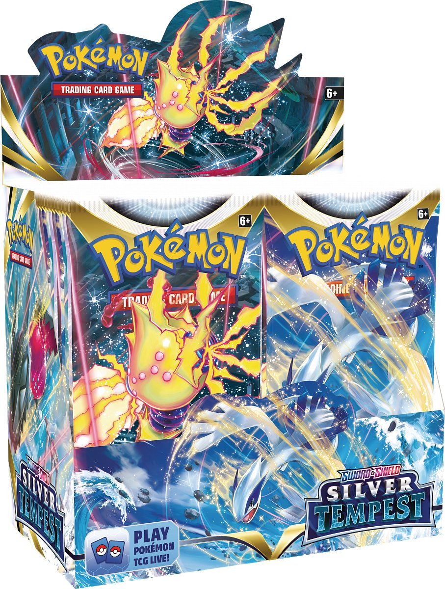 Pokémon TCG: SWSH12 Silver Tempest - Booster kartičky 10 ks 