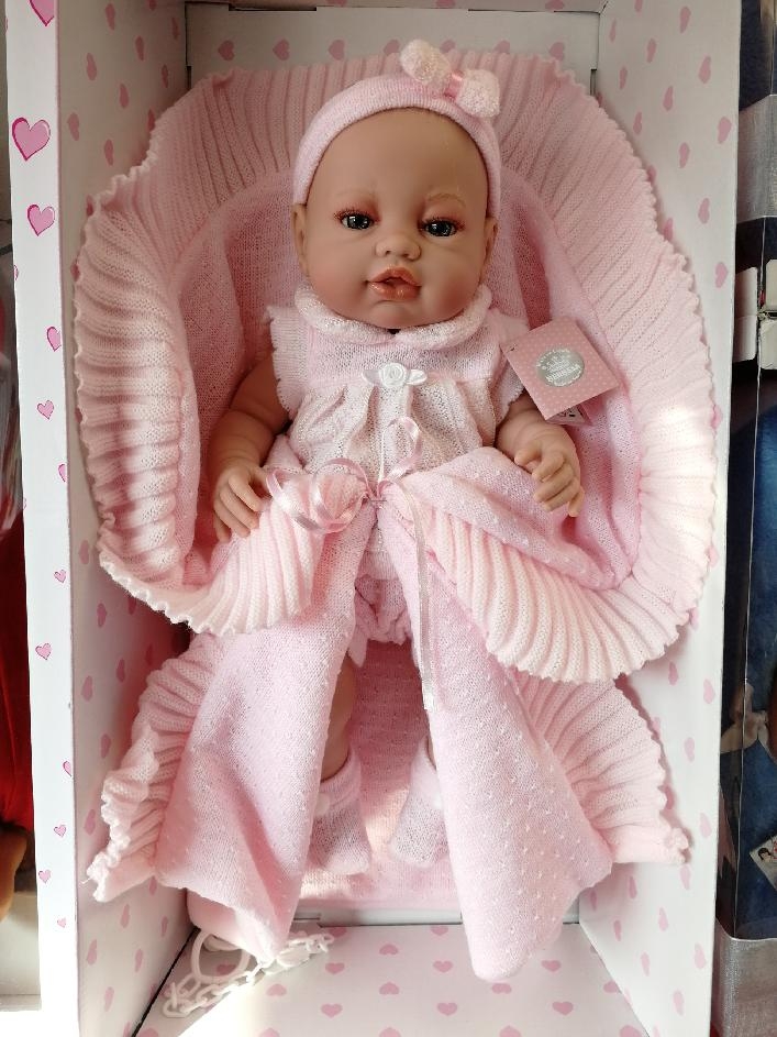 Luxusní dětská panenka-miminko Berbesa Ema 40 cm