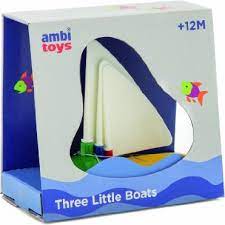 Ambi Toys lodičky Tři malé plachetnice 